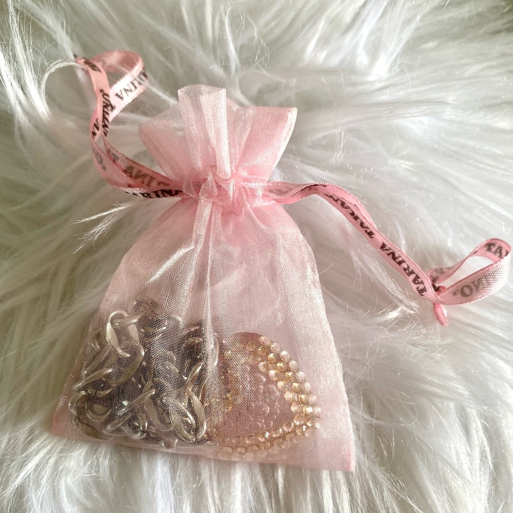 Tarina Tarantino Swarovski Crystal Heart Toggle Necklace Pink - Picture 6 of 8